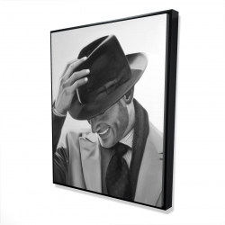 Framed 48 x 60 - 3D - Well-dressed man