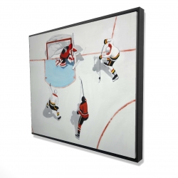 Partie de hockey mouvementé