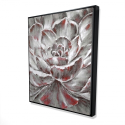 Gray and pink flower