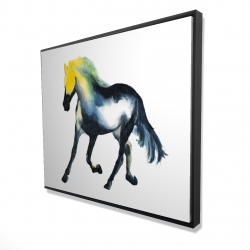 Framed 48 x 60 - 3D - Galloping horse
