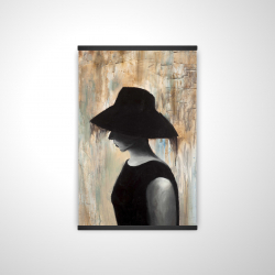 Magnetic 20 x 30 - 3D - Audrey hepburn with a big hat