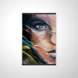 Magnetic 28 x 42 - 3D - Colorful woman face