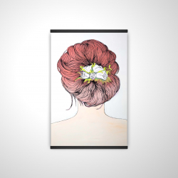 Lady with flowers in her hair