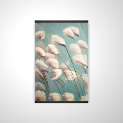 Magnetic 28 x 42 - 3D - Cotton grass flowers in the wind
