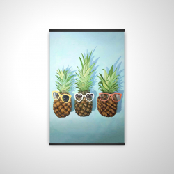 Magnetic 28 x 42 - 3D - Summer pineapples