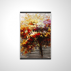 Abstract colorful tree