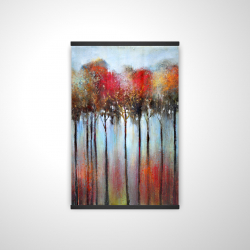 Forêt abstraite et colorée