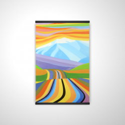 Magnetic 28 x 42 - 3D - Mountain road multicolored