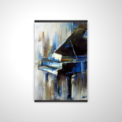 Abstract grand piano