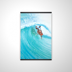 Surfer in the middle of the wave