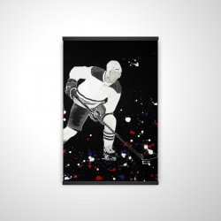 Hockey player ready for action