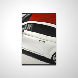 Italian red and white car