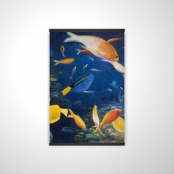 Poissons colorés sous l'océan