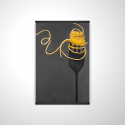 Magnetic 28 x 42 - 3D - Spaghetti pasta around a fork