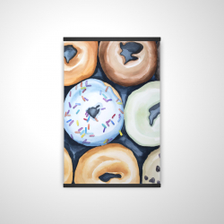 Magnetic 28 x 42 - 3D - Watercolor doughtnuts with icing