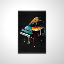 Magnetic 28 x 42 - 3D - Colorful realistic piano