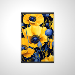 Yellow and blue