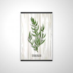 Estragon sur bois
