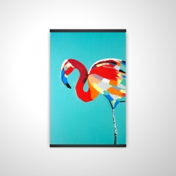 Magnetic 28 x 42 - 3D - Abstract flamingo