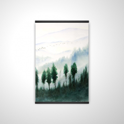 Landscape in watercolor