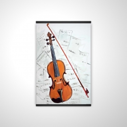 Violon sur partitions