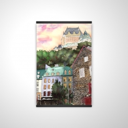 Château frontenac in the petit champlain