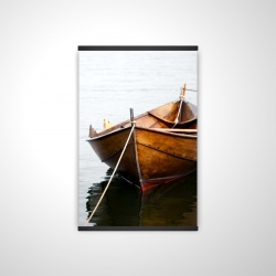 Rowboat on calm water