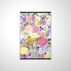 Magnétique 20 x 30 - 3D - Ensemble de fleurs
