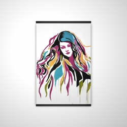Femme en art graffiti