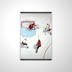 Partie de hockey mouvementé