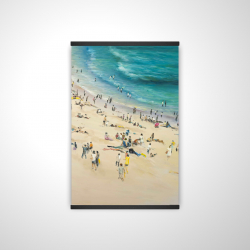 Summer crowd at the beach