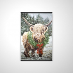 Highland christmas cow