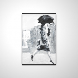 Magnetic 20 x 30 - 3D - Woman in the rain