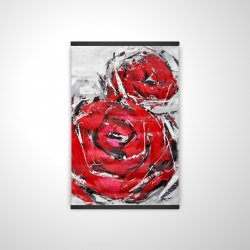 Abstract red roses