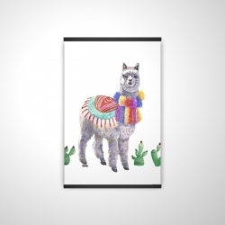Traditional peruvian lama