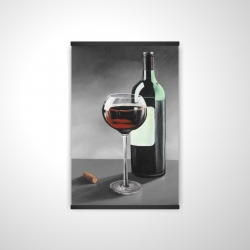 Bottle of burgundy