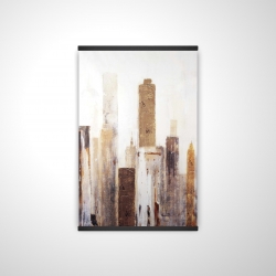 Abstract earthy tones city
