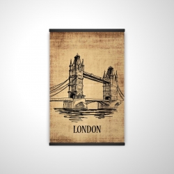 Tower bridge illustration