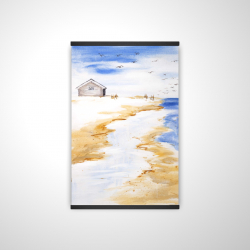 Magnétique 20 x 30 - 3D - Maison sur la plage