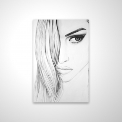 Magnetic 20 x 30 - 3D - Black & white portrait