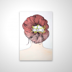Lady with flowers in her hair