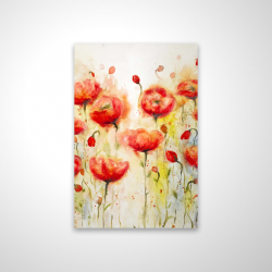 Magnetic 20 x 30 - 3D - Red flowers garden