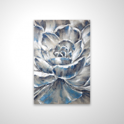 Magnetic 20 x 30 - 3D - Gray and blue flower