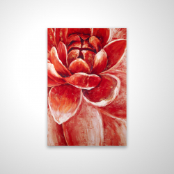 Magnetic 20 x 30 - 3D - Red chrysanthemum
