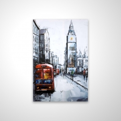 Magnetic 20 x 30 - 3D - Abstract london and red bus