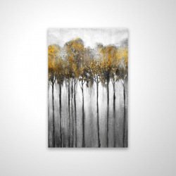 Magnétique 20 x 30 - 3D - Forêt abstraite jaune