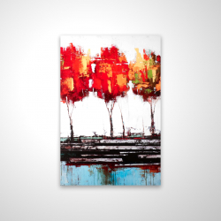 Abstract industrial style trees