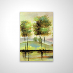 Trees near the lake