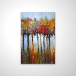 Colorful leaves trees