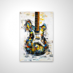 Magnetic 20 x 30 - 3D - Abstract colorful guitar